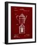 PP27 Burgundy-Borders Cole-Framed Giclee Print