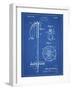 PP270-Blueprint Vintage Ski Pole Patent Poster-Cole Borders-Framed Giclee Print