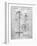 PP270-Slate Vintage Ski Pole Patent Poster-Cole Borders-Framed Giclee Print