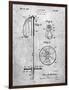 PP270-Slate Vintage Ski Pole Patent Poster-Cole Borders-Framed Giclee Print