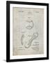 PP271-Antique Grid Parchment Vintage Baseball 1924 Patent Poster-Cole Borders-Framed Giclee Print