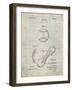 PP271-Antique Grid Parchment Vintage Baseball 1924 Patent Poster-Cole Borders-Framed Giclee Print