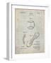 PP271-Antique Grid Parchment Vintage Baseball 1924 Patent Poster-Cole Borders-Framed Giclee Print