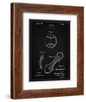 PP271-Vintage Black Vintage Baseball 1924 Patent Poster-Cole Borders-Framed Giclee Print