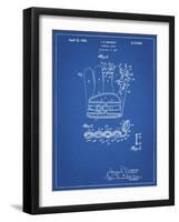 PP272-Blueprint Denkert Baseball Glove Patent Poster-Cole Borders-Framed Giclee Print
