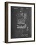 PP272-Chalkboard Denkert Baseball Glove Patent Poster-Cole Borders-Framed Giclee Print