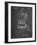 PP272-Chalkboard Denkert Baseball Glove Patent Poster-Cole Borders-Framed Giclee Print