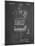 PP272-Chalkboard Denkert Baseball Glove Patent Poster-Cole Borders-Mounted Giclee Print