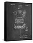 PP272-Chalkboard Denkert Baseball Glove Patent Poster-Cole Borders-Framed Stretched Canvas