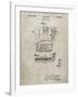 PP272-Sandstone Denkert Baseball Glove Patent Poster-Cole Borders-Framed Giclee Print