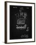 PP272-Vintage Black Denkert Baseball Glove Patent Poster-Cole Borders-Framed Giclee Print