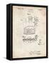 PP272-Vintage Parchment Denkert Baseball Glove Patent Poster-Cole Borders-Framed Stretched Canvas