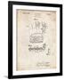 PP272-Vintage Parchment Denkert Baseball Glove Patent Poster-Cole Borders-Framed Giclee Print