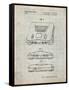 PP276-Antique Grid Parchment Nintendo 64 Patent Poster-Cole Borders-Framed Stretched Canvas