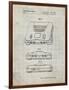 PP276-Antique Grid Parchment Nintendo 64 Patent Poster-Cole Borders-Framed Premium Giclee Print