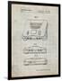 PP276-Antique Grid Parchment Nintendo 64 Patent Poster-Cole Borders-Framed Giclee Print