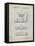 PP276-Antique Grid Parchment Nintendo 64 Patent Poster-Cole Borders-Framed Stretched Canvas