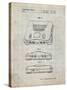 PP276-Antique Grid Parchment Nintendo 64 Patent Poster-Cole Borders-Stretched Canvas