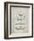 PP276-Antique Grid Parchment Nintendo 64 Patent Poster-Cole Borders-Framed Giclee Print