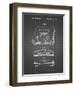 PP276-Black Grid Nintendo 64 Patent Poster-Cole Borders-Framed Giclee Print