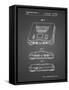 PP276-Black Grid Nintendo 64 Patent Poster-Cole Borders-Framed Stretched Canvas