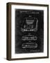 PP276-Black Grunge Nintendo 64 Patent Poster-Cole Borders-Framed Giclee Print