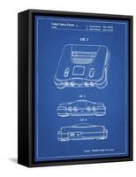 PP276-Blueprint Nintendo 64 Patent Poster-Cole Borders-Framed Stretched Canvas