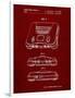 PP276-Burgundy Nintendo 64 Patent Poster-Cole Borders-Framed Premium Giclee Print