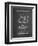PP276-Chalkboard Nintendo 64 Patent Poster-Cole Borders-Framed Premium Giclee Print