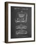 PP276-Chalkboard Nintendo 64 Patent Poster-Cole Borders-Framed Giclee Print