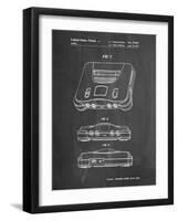 PP276-Chalkboard Nintendo 64 Patent Poster-Cole Borders-Framed Giclee Print