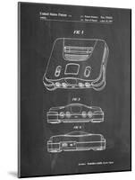 PP276-Chalkboard Nintendo 64 Patent Poster-Cole Borders-Mounted Giclee Print