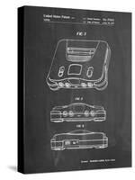 PP276-Chalkboard Nintendo 64 Patent Poster-Cole Borders-Stretched Canvas