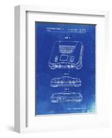 PP276-Faded Blueprint Nintendo 64 Patent Poster-Cole Borders-Framed Giclee Print