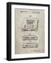 PP276-Sandstone Nintendo 64 Patent Poster-Cole Borders-Framed Giclee Print