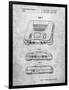 PP276-Slate Nintendo 64 Patent Poster-Cole Borders-Framed Premium Giclee Print