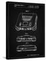 PP276-Vintage Black Nintendo 64 Patent Poster-Cole Borders-Stretched Canvas