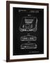 PP276-Vintage Black Nintendo 64 Patent Poster-Cole Borders-Framed Giclee Print