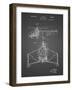 PP28 Black Grid-Borders Cole-Framed Giclee Print