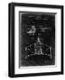 PP28 Black Grunge-Borders Cole-Framed Giclee Print