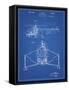 PP28 Blueprint-Borders Cole-Framed Stretched Canvas