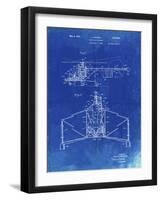 PP28 Faded Blueprint-Borders Cole-Framed Giclee Print