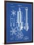 PP280-Blueprint Mining Drill Tool 1891 Patent Poster-Cole Borders-Framed Giclee Print