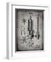 PP280-Faded Grey Mining Drill Tool 1891 Patent Poster-Cole Borders-Framed Giclee Print