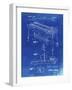 PP281-Faded Blueprint Fender Pedal Steel Guitar Patent Poster-Cole Borders-Framed Giclee Print