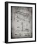 PP281-Faded Grey Fender Pedal Steel Guitar Patent Poster-Cole Borders-Framed Giclee Print