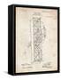 PP288-Vintage Parchment Wright Brothers Flying Machine Patent Poster-Cole Borders-Framed Stretched Canvas