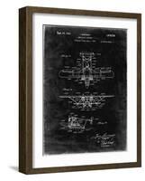 PP29 Black Grunge-Borders Cole-Framed Giclee Print