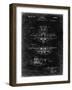 PP29 Black Grunge-Borders Cole-Framed Giclee Print