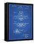 PP29 Blueprint-Borders Cole-Framed Stretched Canvas
